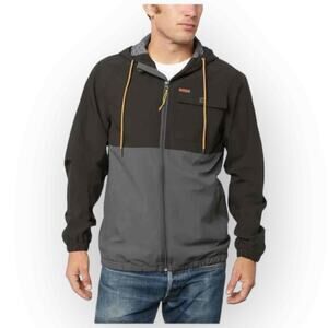 Voyager Windwear NWT Men’s Water and Wind Resistant Jacket, Meteorite, Medium